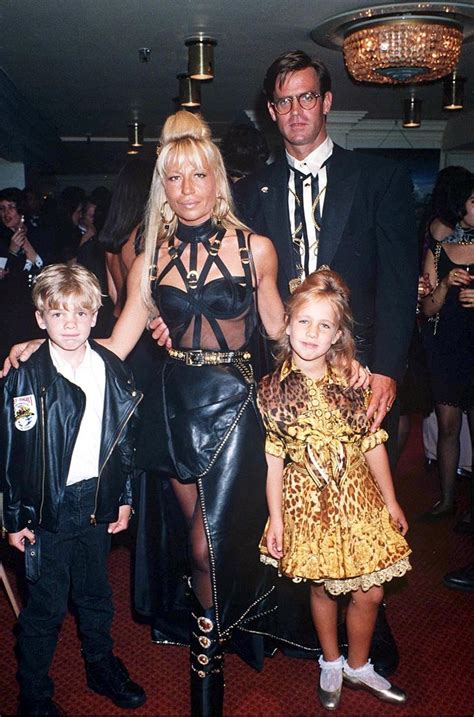 donatella versace life|donatella versace as a kid.